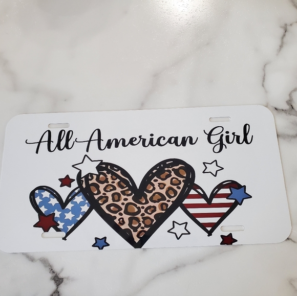 All American Girl License Plate - Picture 6 of 6